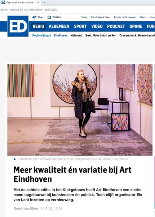 Art Eindhoven in Eindhovens Dagblad Art Eindhoven